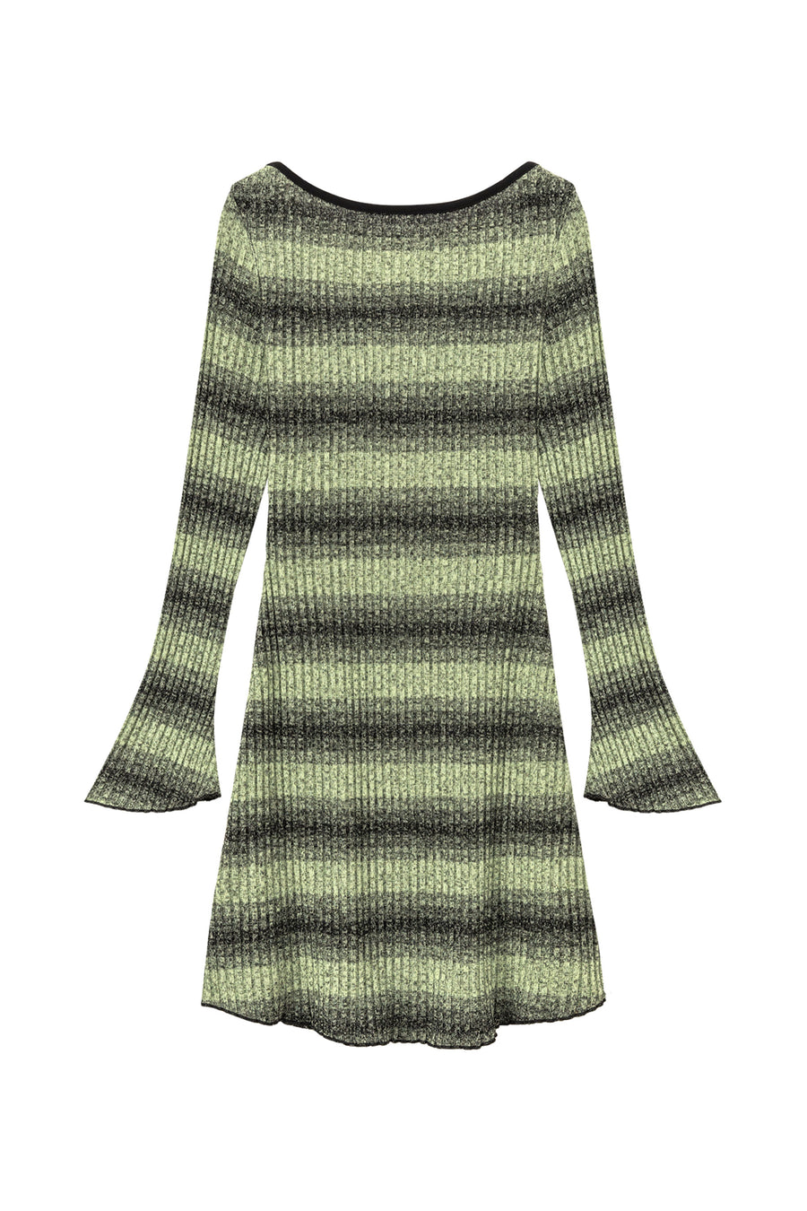 CHUU Striped Long Sleeve Knit Dress